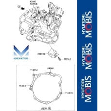new transmission d6gf1 dct-6 g4fd hyundai kia 2011-18